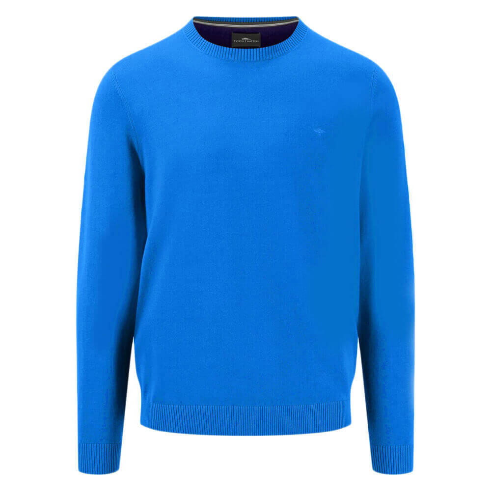 Fynch Hatton O-Neck Fine Knit Jumper